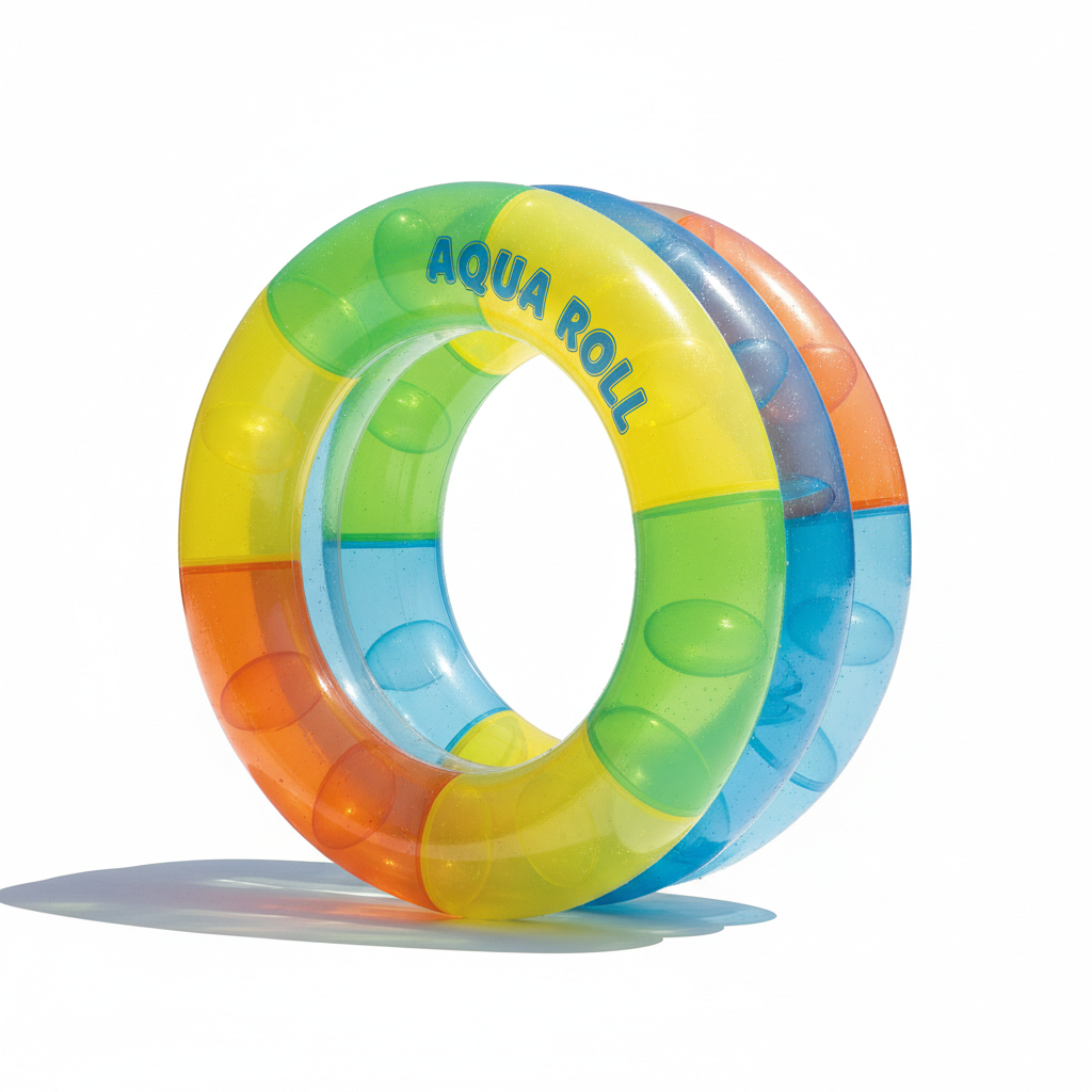 Roue à eau gonflable - Jouet de marche sur l'eau pour piscine