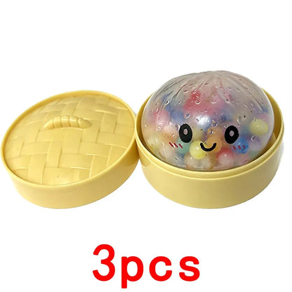 Lot Raviolis Squishy Arc-en-Ciel — Jouet Fidget Anti-Stress