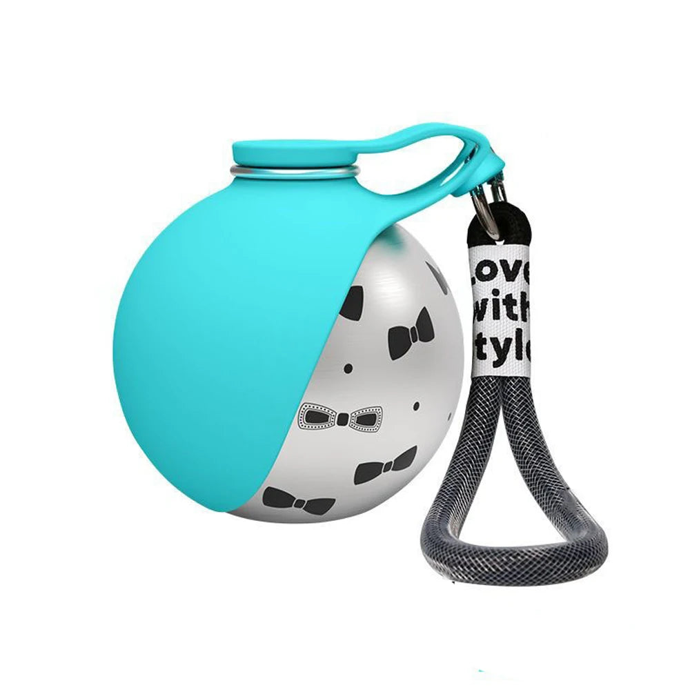 Bouteille d'Eau Portable 2-en-1 pour Chien — 250 ml Compacte