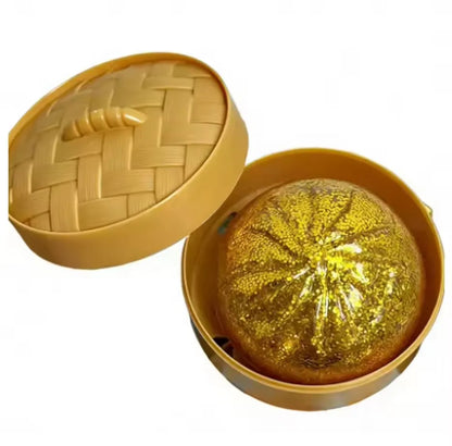 Balle Anti-Stress Ravioli Squishy — Rebond Lent & Cuiseur Bambou