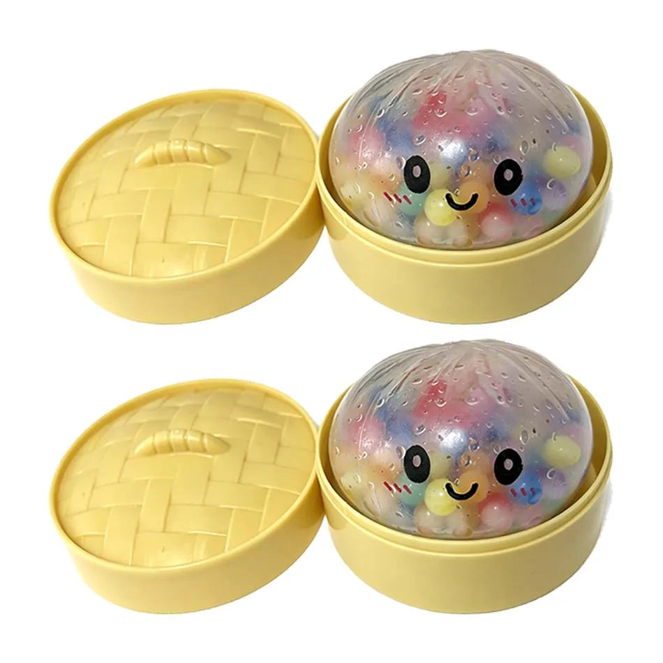 Lot Raviolis Squishy Arc-en-Ciel — Jouet Fidget Anti-Stress