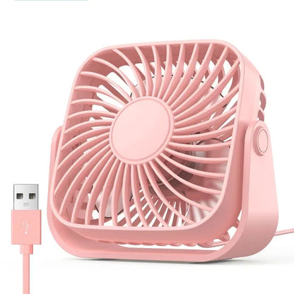 Ventilateur USB Portable 4 pouces Pliable — 3 Vitesses, 360° Réglable
