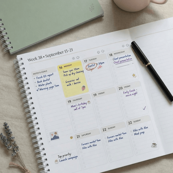 Agenda Hebdomadaire Imprimable PDF — Vue Semaine