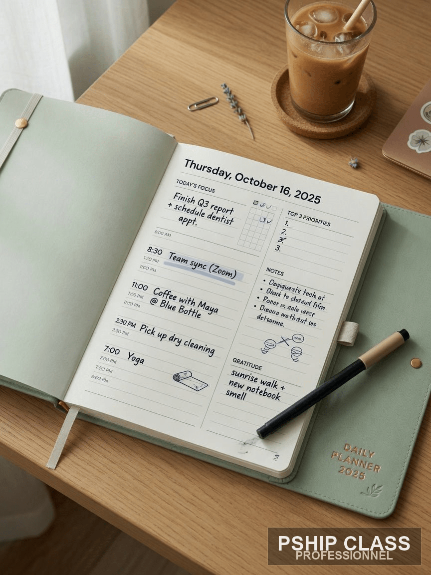 produproduAgenda Quotidien Imprimable PDF — Planificateur Journalier ct_name - P-SHIP ct_name - P-SHIP