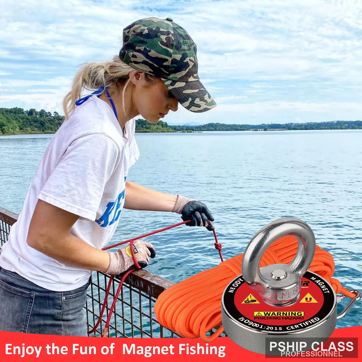 produAimant de pêche circulaire NdFeB C48L pour récupération magnétique sous-marine - vue 3 ct_name - P-SHIP