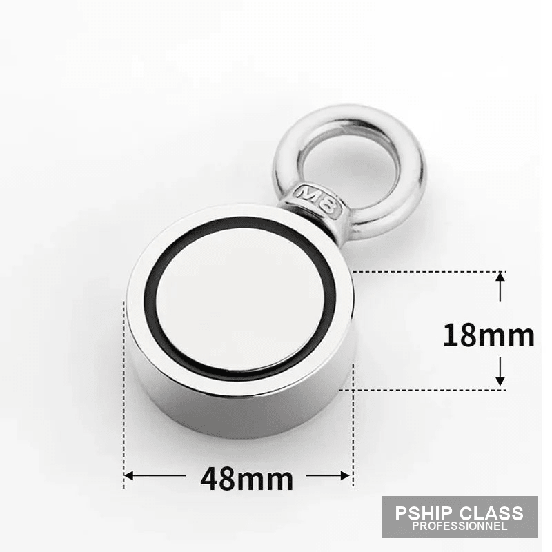 produAimant de pêche double face 120kg en néodyme pour récupération sous-marine - vue 9 ct_name - P-SHIP
