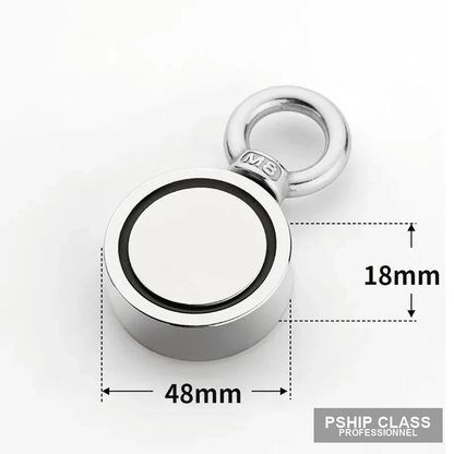 produAimant de pêche double face 120kg en néodyme pour récupération sous-marine - vue 9 ct_name - P-SHIP