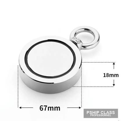 produAimant de pêche double face 120kg en néodyme pour récupération sous-marine - vue 7 ct_name - P-SHIP