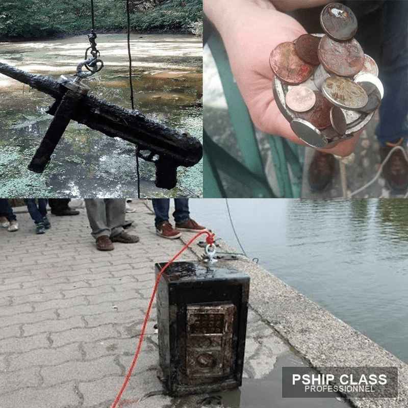 produAimant de pêche double face 120kg en néodyme pour récupération sous-marine - vue 5 ct_name - P-SHIP