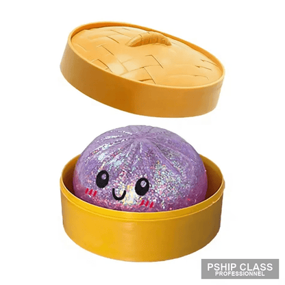 produBalle anti-stress squishy dumpling avec rebond lent et boîte cadeau bambou - vue 14 ct_name - P-SHIP