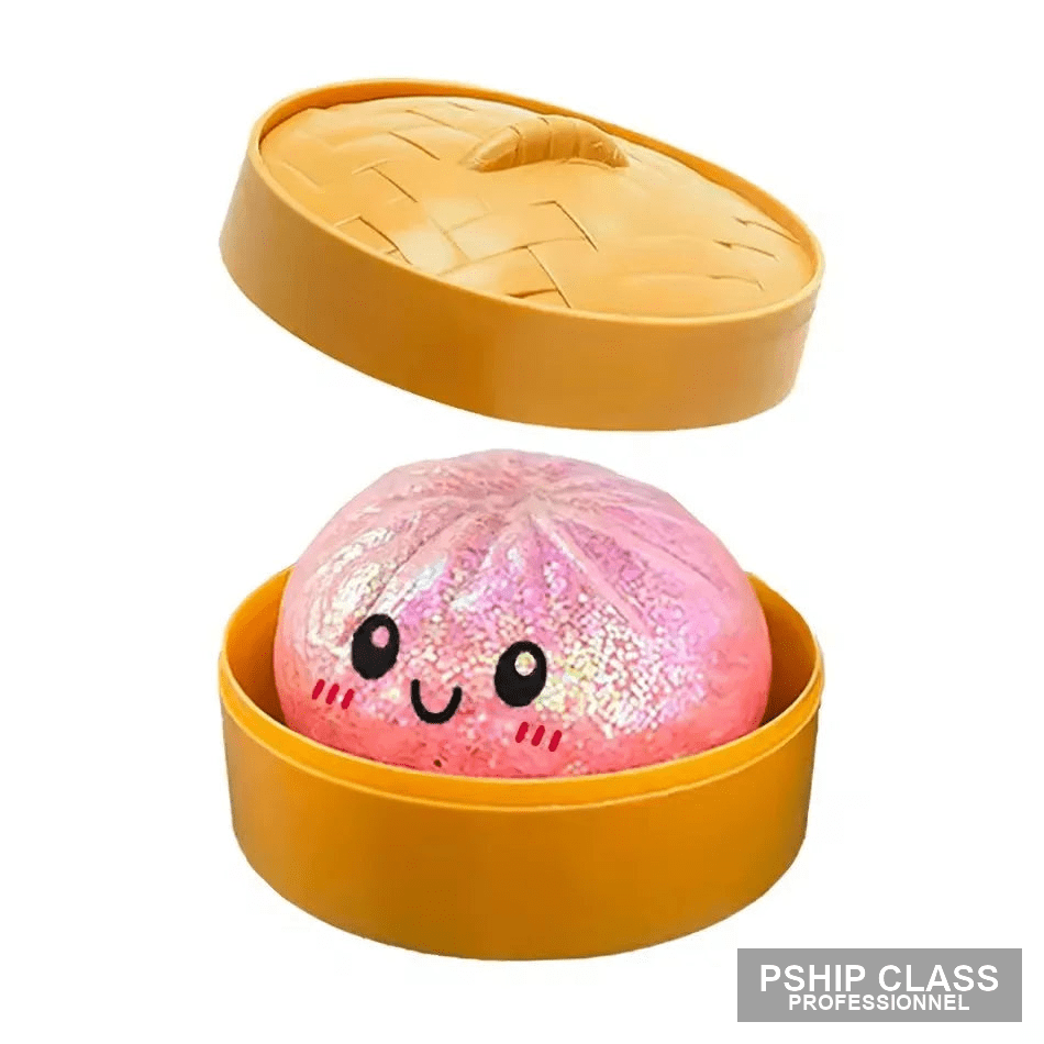 produBalle anti-stress squishy dumpling avec rebond lent et boîte cadeau bambou - vue 9 ct_name - P-SHIP