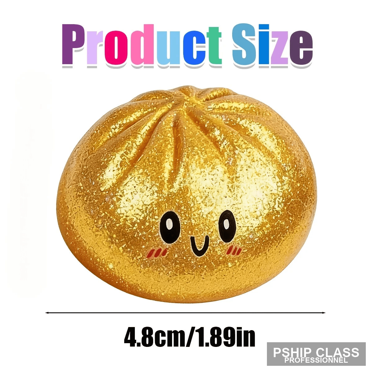 produBalle anti-stress squishy dumpling avec rebond lent et boîte cadeau bambou - vue 2 ct_name - P-SHIP