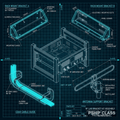 Blueprint RF Lab Bracket Kit - 4 Pièces STL Séparées