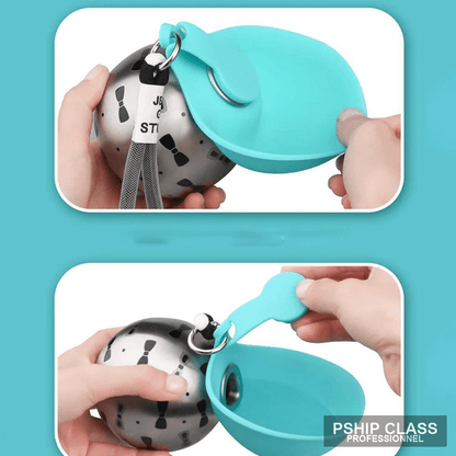 produBouteille d'eau 2-en-1 pour chien avec bol intégré compact anti-fuite - vue 3 ct_name - P-SHIP