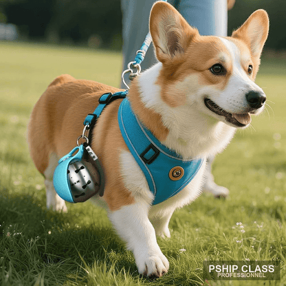 produBouteille d'eau 2-en-1 pour chien avec bol intégré compact anti-fuite - vue 2 ct_name - P-SHIP