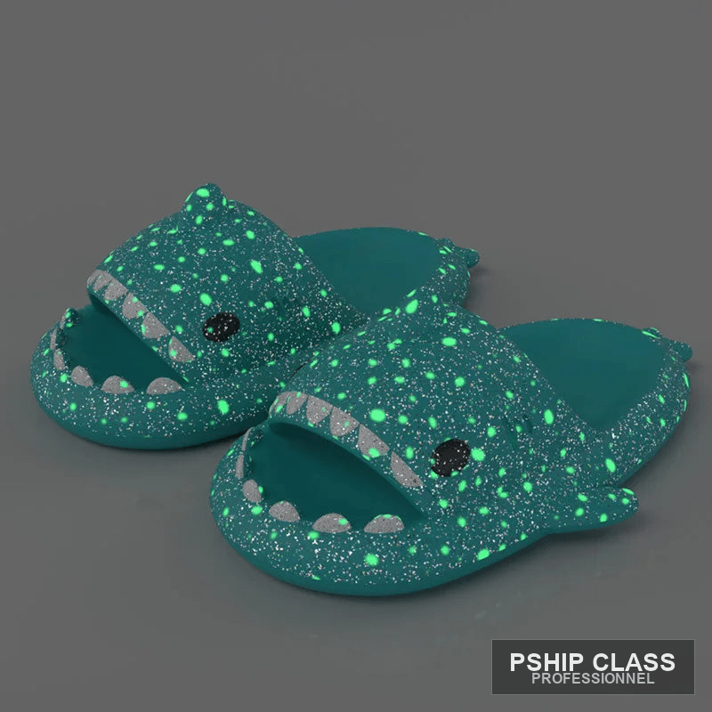 produChaussons requin lumineux — pantoufles fantaisie couple été intérieur extérieur - vue 13 ct_name - P-SHIP