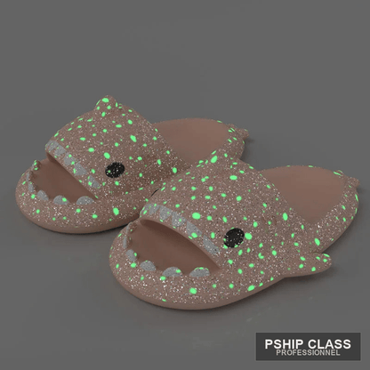 produChaussons requin lumineux — pantoufles fantaisie couple été intérieur extérieur - vue 9 ct_name - P-SHIP