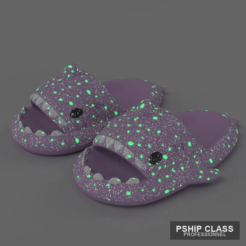 produChaussons requin lumineux — pantoufles fantaisie couple été intérieur extérieur - vue 11 ct_name - P-SHIP