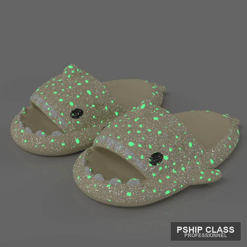 produChaussons requin lumineux — pantoufles fantaisie couple été intérieur extérieur - vue 12 ct_name - P-SHIP