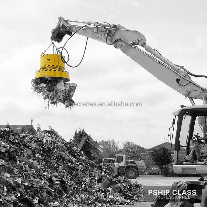 produElectro-aimant industriel 3 tonnes pour pince de levage grue acier et ferraille - vue 3 ct_name - P-SHIP