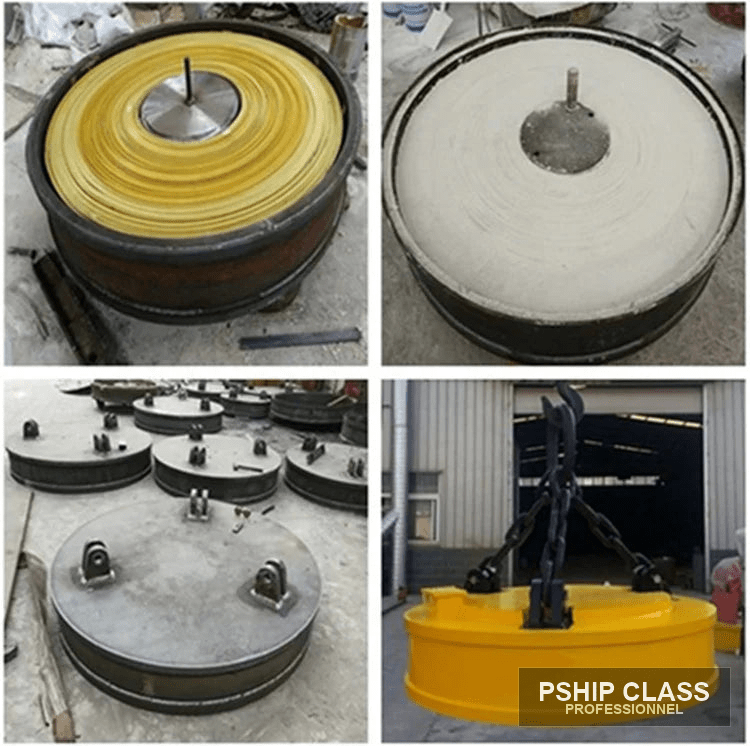 produElectro-aimant industriel 3 tonnes pour pince de levage grue acier et ferraille - vue 5 ct_name - P-SHIP