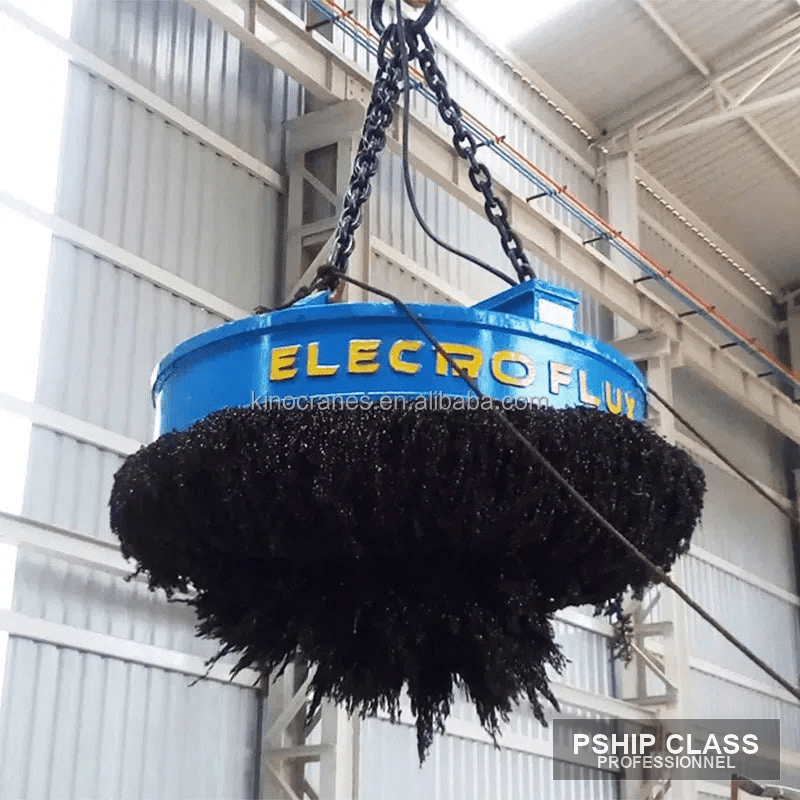 produElectro-aimant industriel 3 tonnes pour pince de levage grue acier et ferraille - vue 1 ct_name - P-SHIP