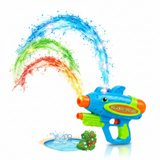 Pistolet à eau à rétrofriction avec effets de feux d'artifice