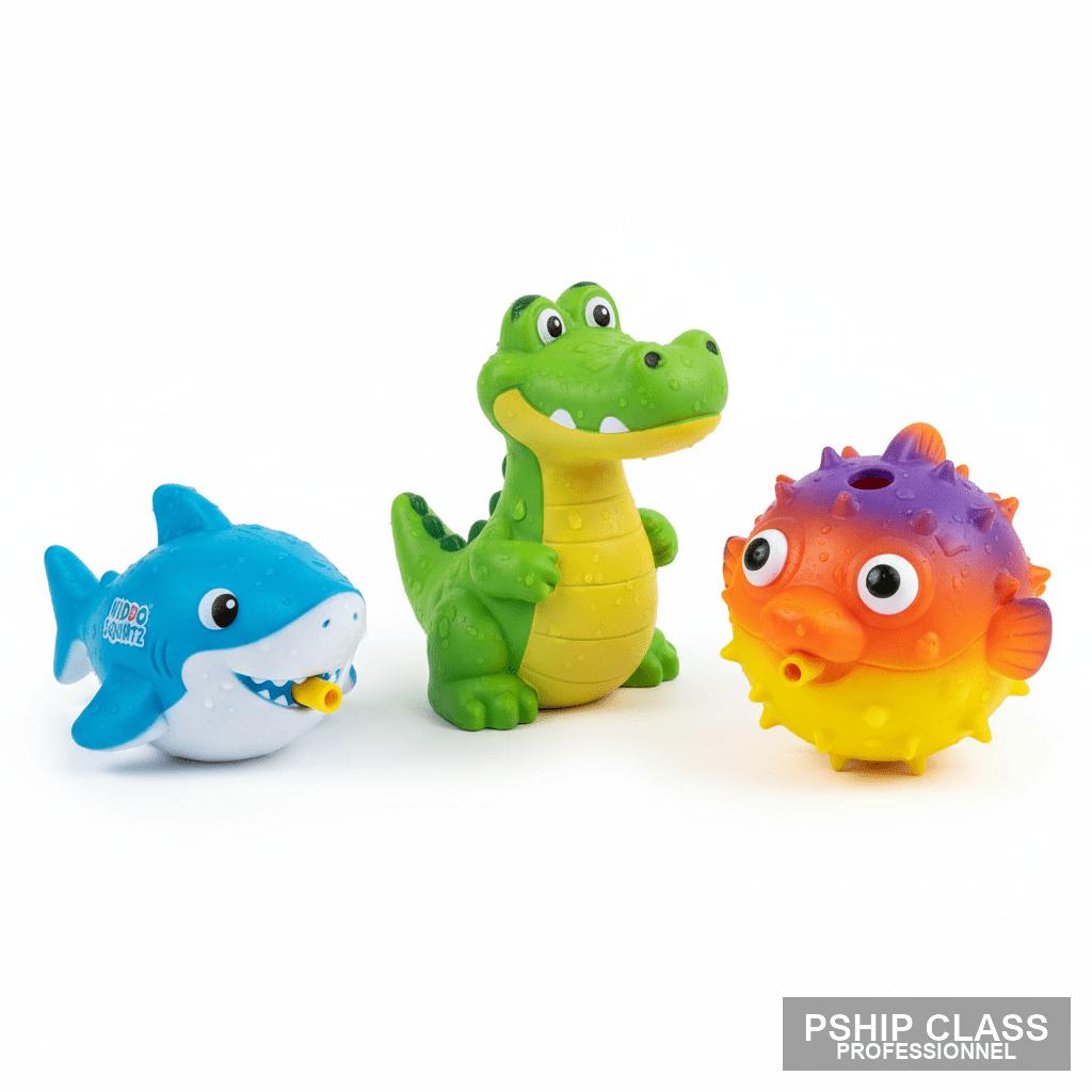 produJeux de plage avec jets d'eau - Requin, Crocodile et Poisson-globe ct_name - P-SHIP