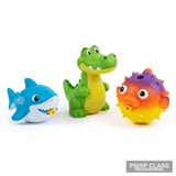 Jeux de plage avec jets d'eau - Requin, Crocodile et Poisson-globe