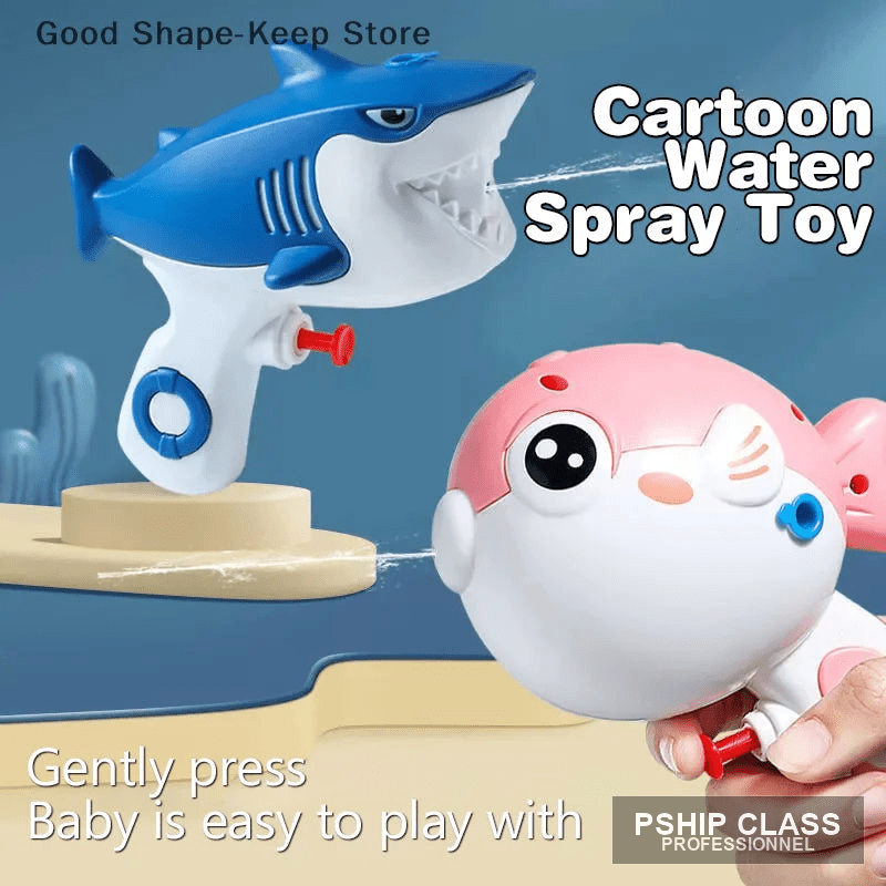 produJouets de plage jets d'eau — requin crocodile et poisson-globe pour piscine - vue 3 ct_name - P-SHIP