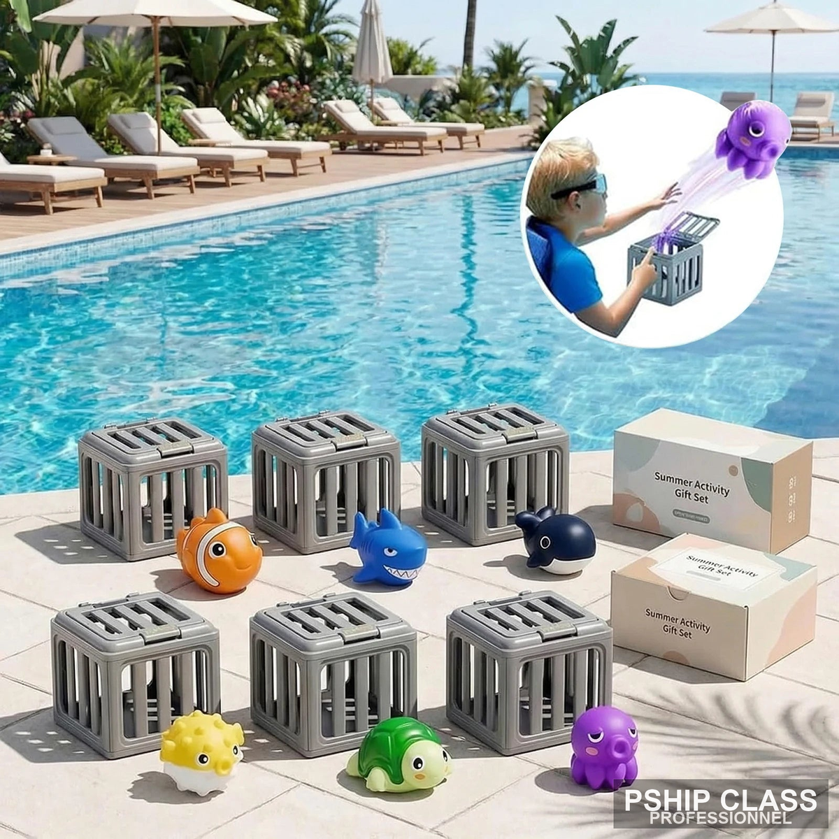 produJouets de plongée piscine pour enfants avec animaux marins et cages aquatiques - vue 3 ct_name - P-SHIP