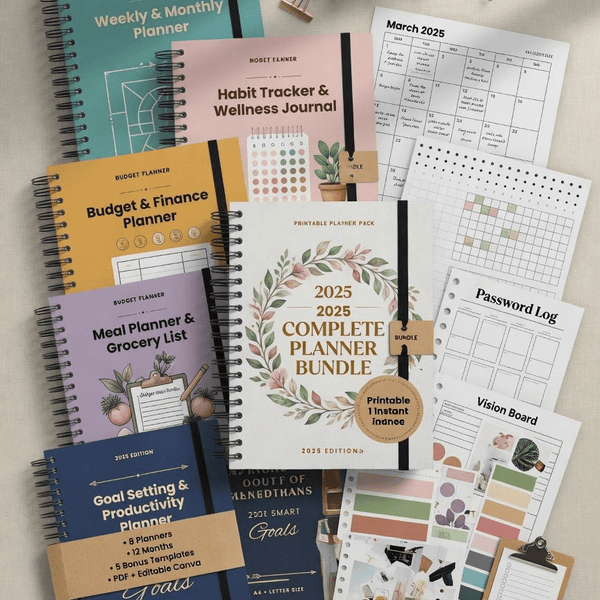 Pack Complet Agendas Imprimables PDF — 15 Modèles