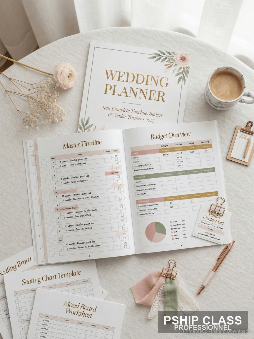 produproduPlanificateur de Mariage Complet — PDF Imprimable ct_name - P-SHIP ct_name - P-SHIP