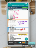 Planificateur Repas & Liste de Courses PDF