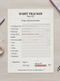 Suivi d'Habitudes 90 Jours — Tracker Imprimable PDF