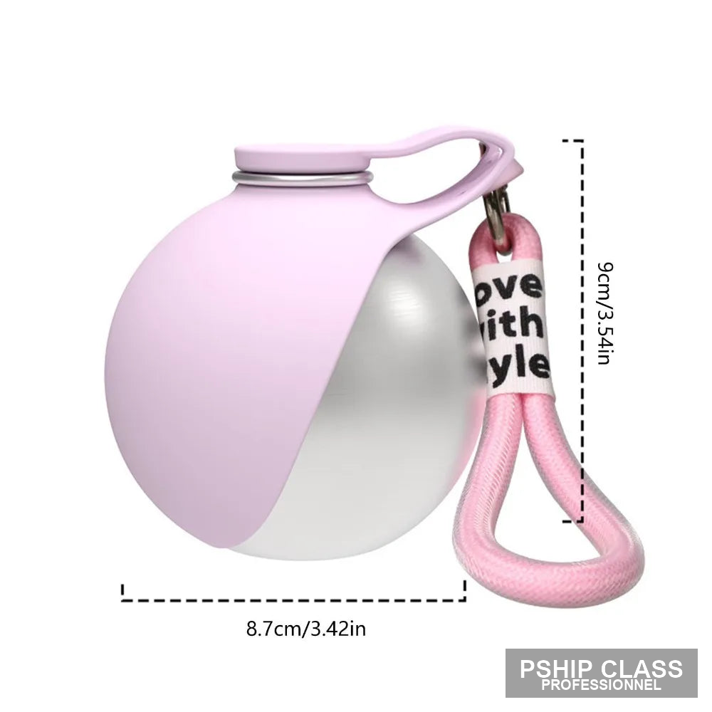 Gourde 2-en-1 pour chien 285ml avec bol silicone amovible - vue 6