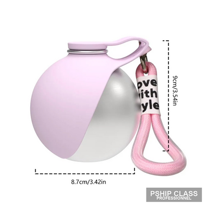 Gourde 2-en-1 pour chien 285ml avec bol silicone amovible - vue 6