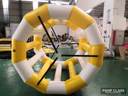Roue à eau gonflable — jouet de marche sur l'eau pour piscine - vue 2