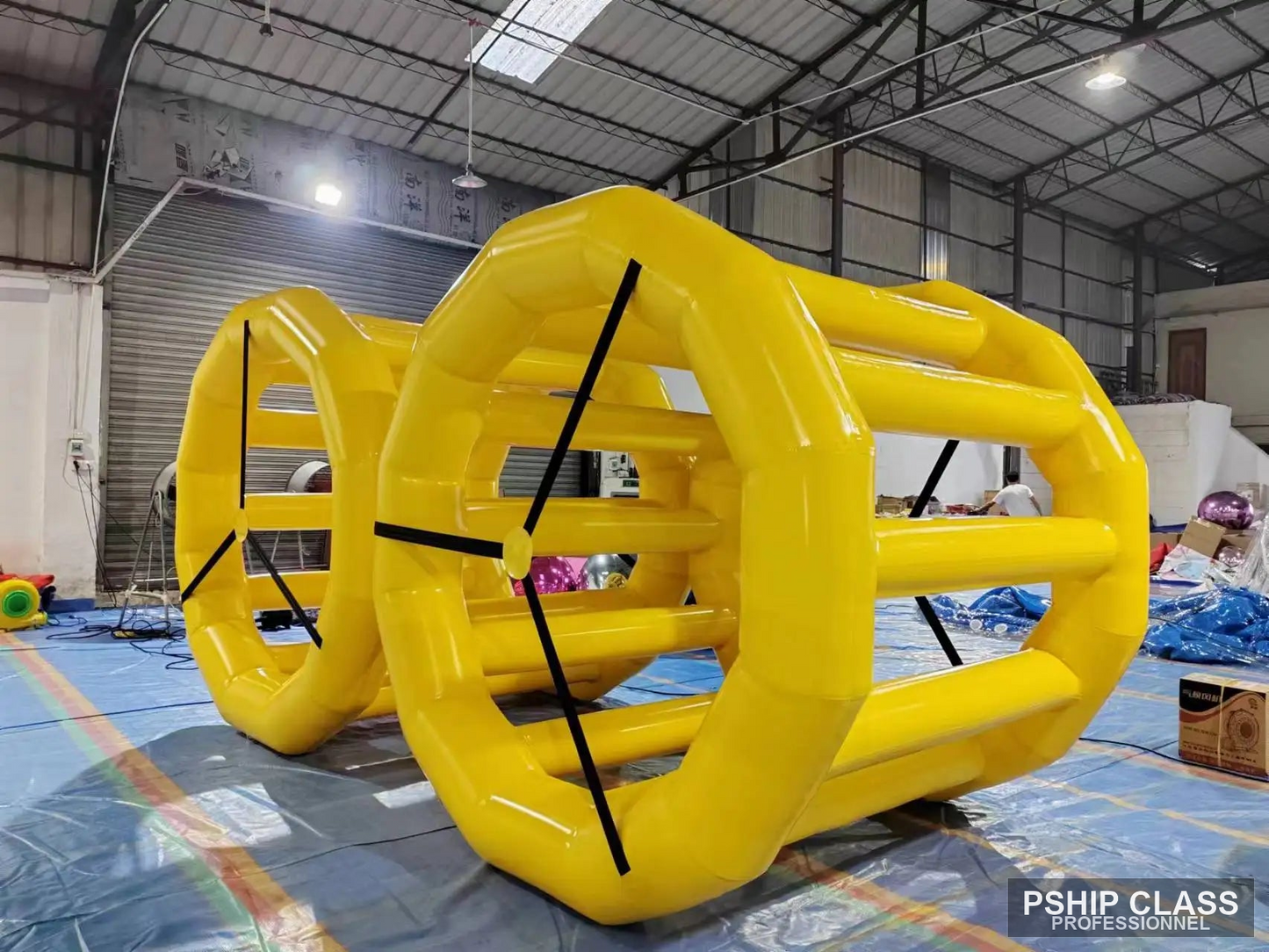 Roue à eau gonflable — jouet de marche sur l'eau pour piscine - vue 4