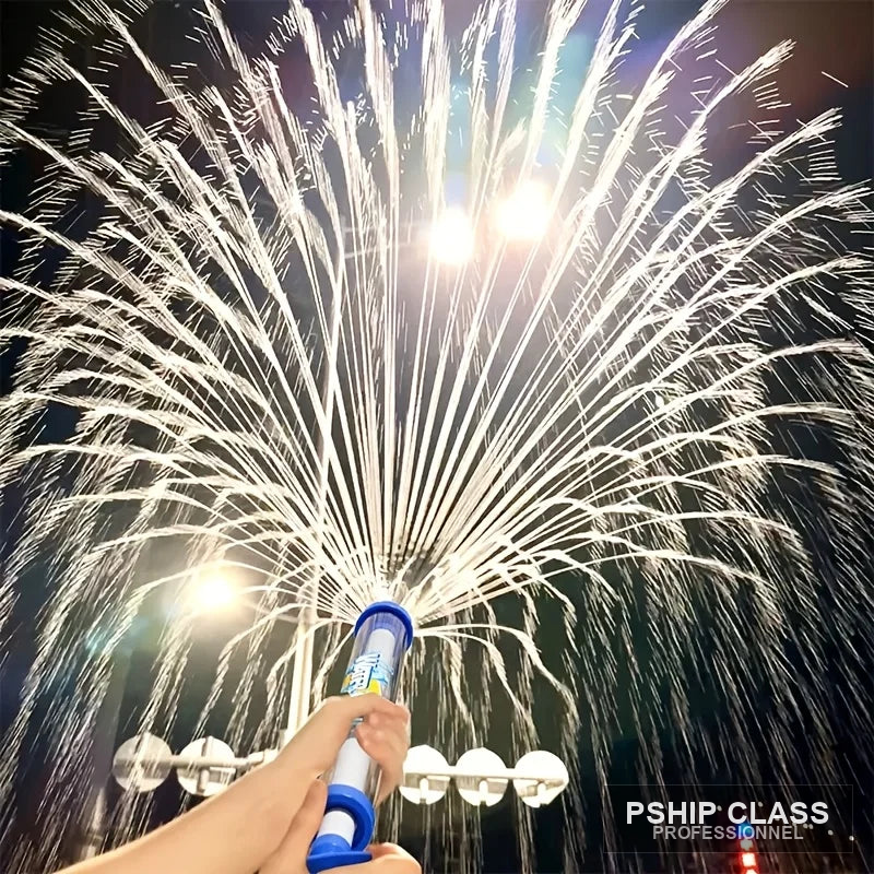 Pistolet à eau rétrofriction avec effets feux d'artifice pour enfants - vue 6
