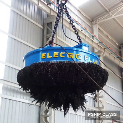 Electro-aimant industriel 3 tonnes pour pince de levage grue acier et ferraille - vue 1