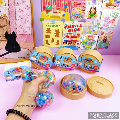 produRavioli squishy perles arc-en-ciel avec cuiseur bambou — sensation tactile unique - vue 2 ct_name - P-SHIP