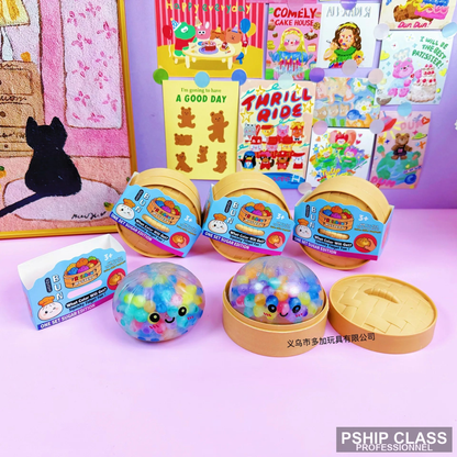 produRavioli squishy perles arc-en-ciel avec cuiseur bambou — sensation tactile unique - vue 3 ct_name - P-SHIP