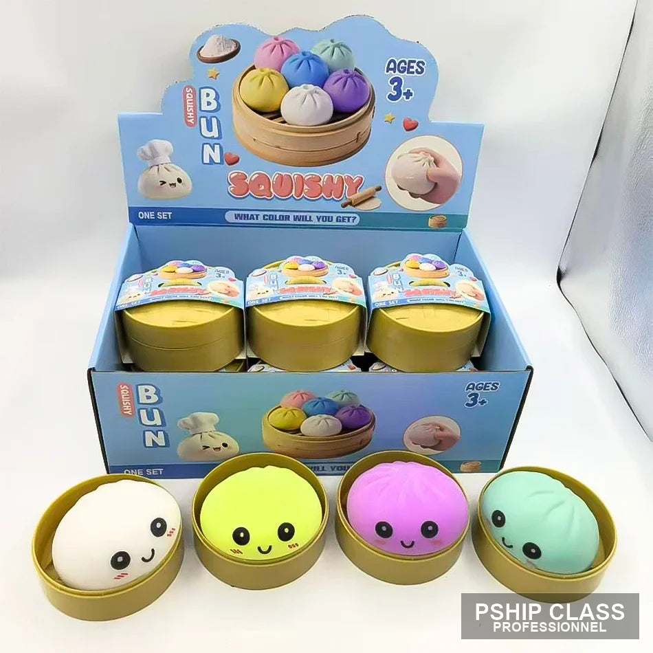 produRavioli squishy réaliste boîte aveugle TPR avec cuiseur bambou surprise - vue 2 ct_name - P-SHIP