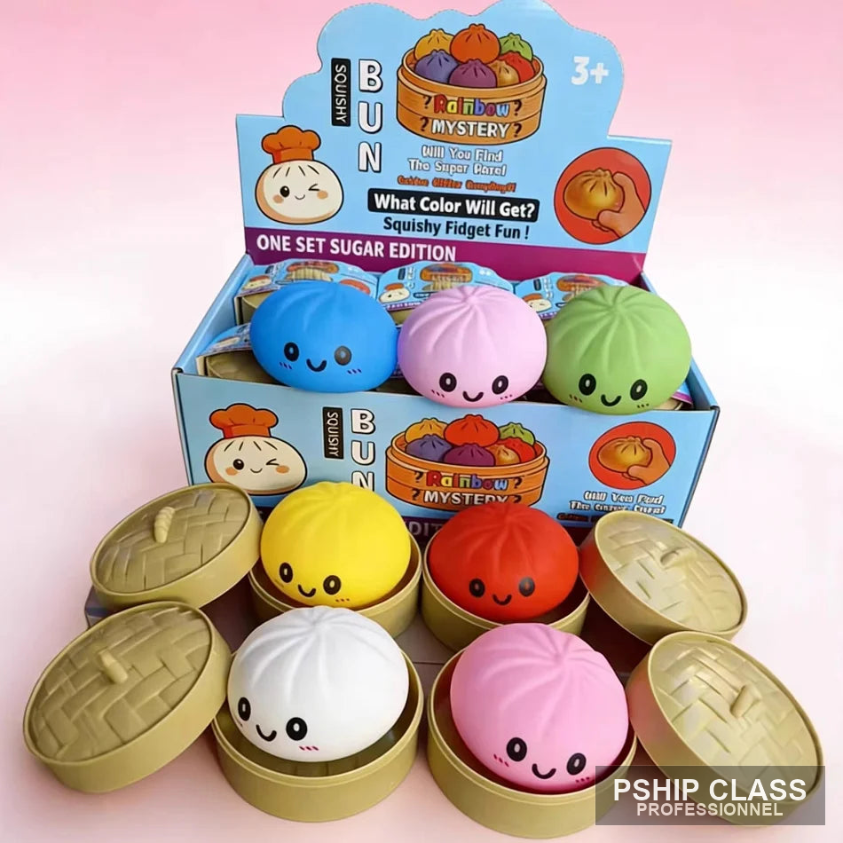 produRavioli squishy réaliste boîte aveugle TPR avec cuiseur bambou surprise - vue 5 ct_name - P-SHIP