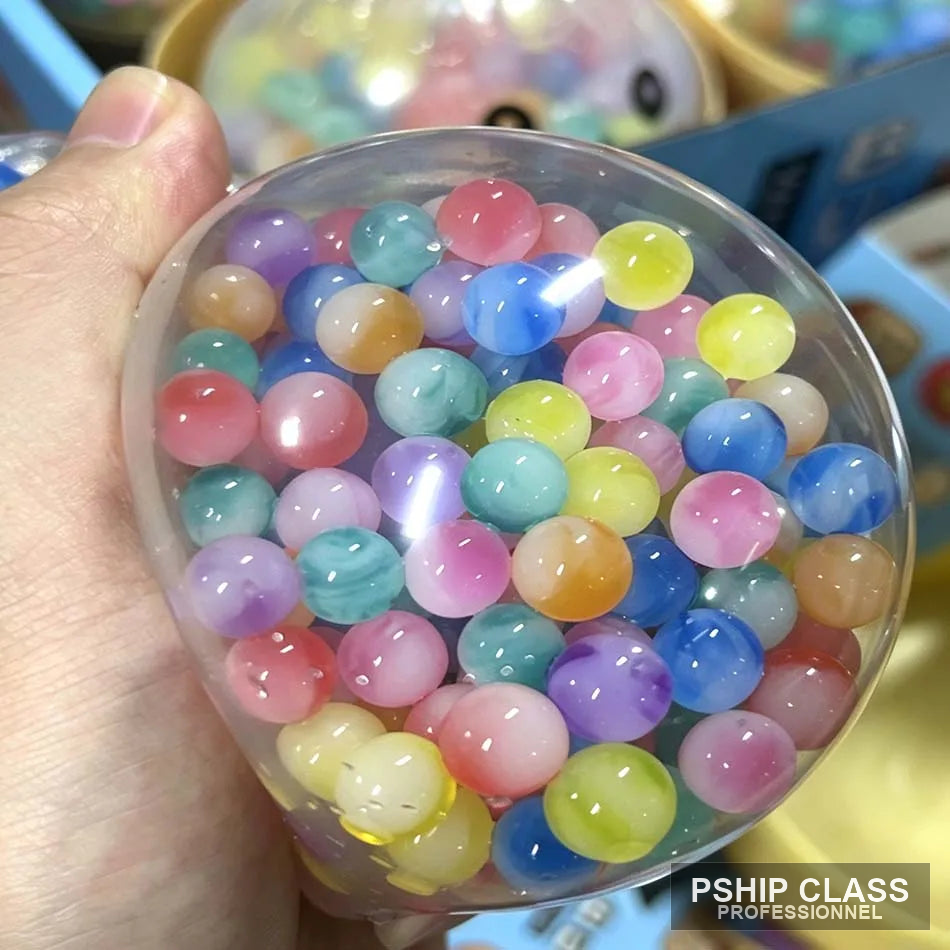 produSquishy ravioli arc-en-ciel et bambou — jouet anti-stress rebond lent - vue 2 ct_name - P-SHIP