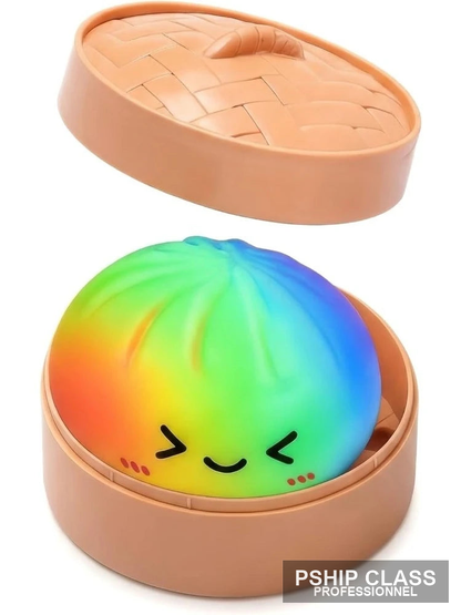produSquishy ravioli bambou slow-rising — jouet sensoriel anti-stress coloré - vue 8 ct_name - P-SHIP