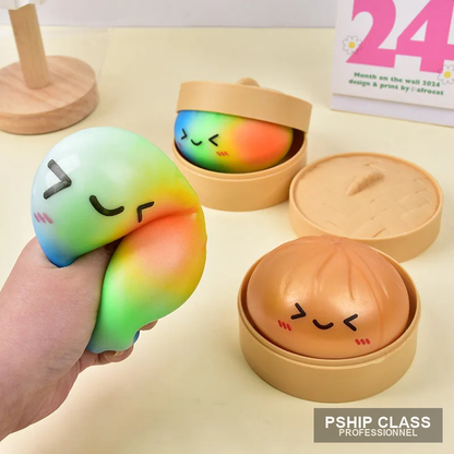 produSquishy ravioli bambou slow-rising — jouet sensoriel anti-stress coloré - vue 2 ct_name - P-SHIP