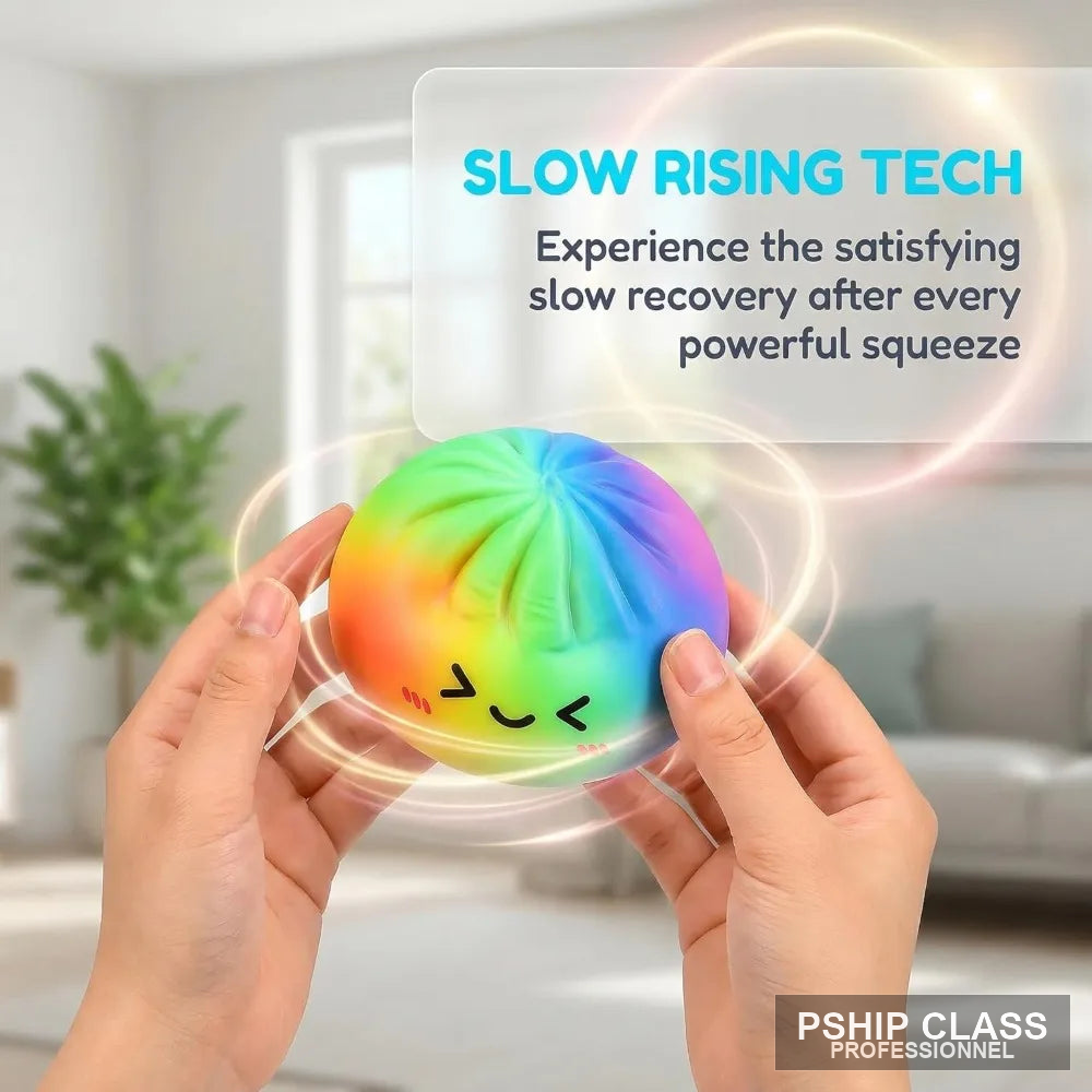 produSquishy ravioli bambou slow-rising — jouet sensoriel anti-stress coloré - vue 4 ct_name - P-SHIP