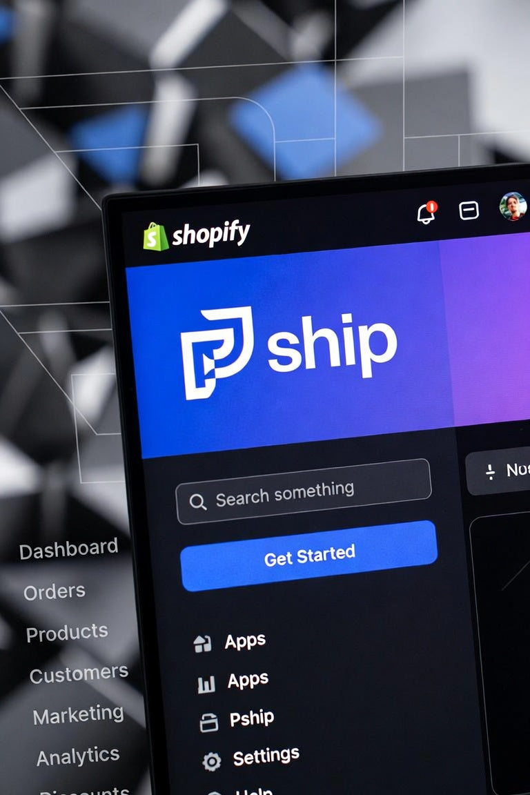 Pship intégré à l'admin Shopify